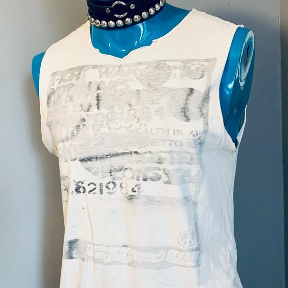 Rare CRASS - Vintage Shirt. Stencil - The Feeding Of The Five Thousand - Picture 3 of 7